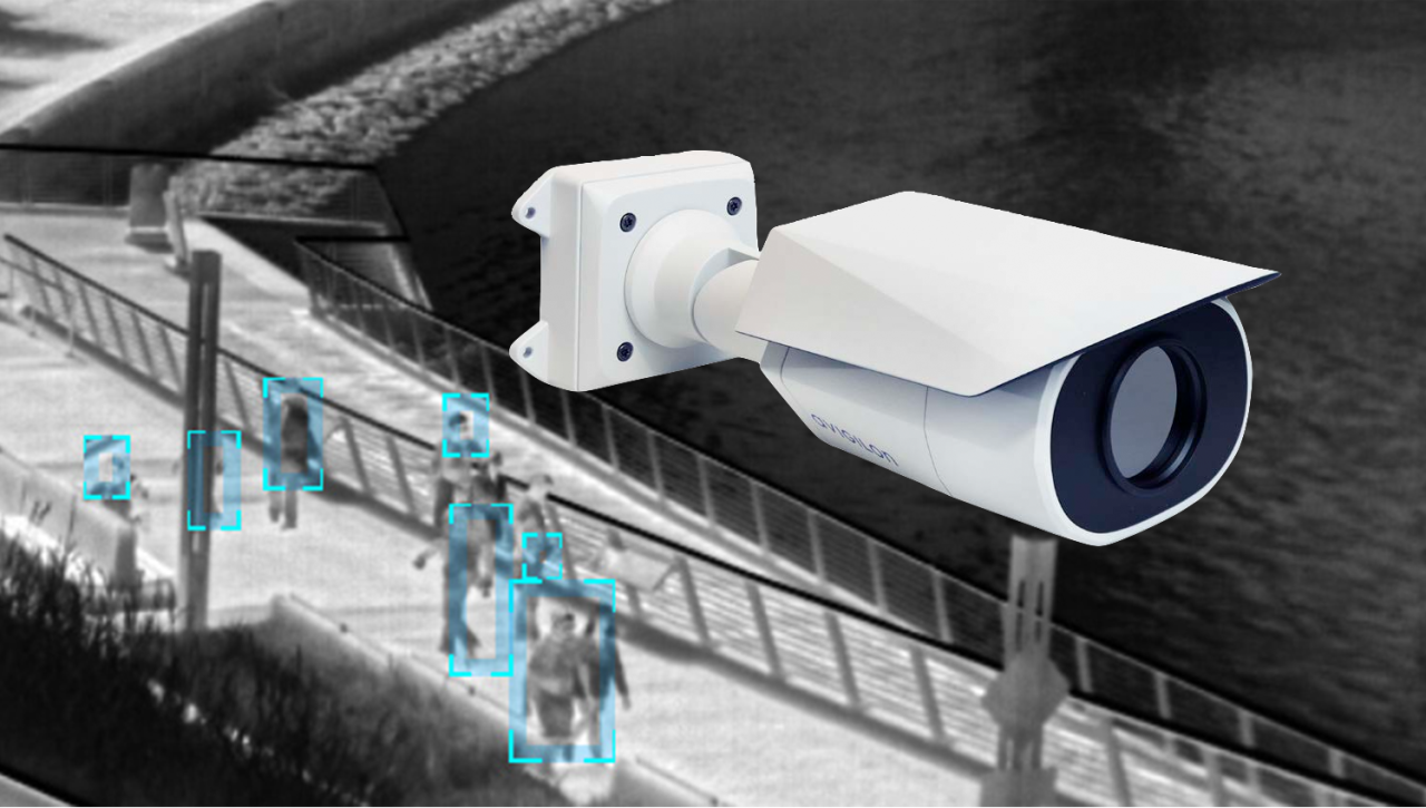 a thermal detection camera from Avigilon 